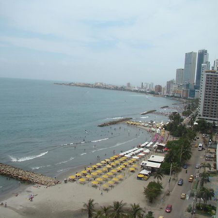 Apartamento , Vista A La Ciudad Antigua Y Playa Cartagena  Exterior foto
